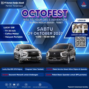 OCTOFEST SHOWROOM MITSUBISHI TEBET